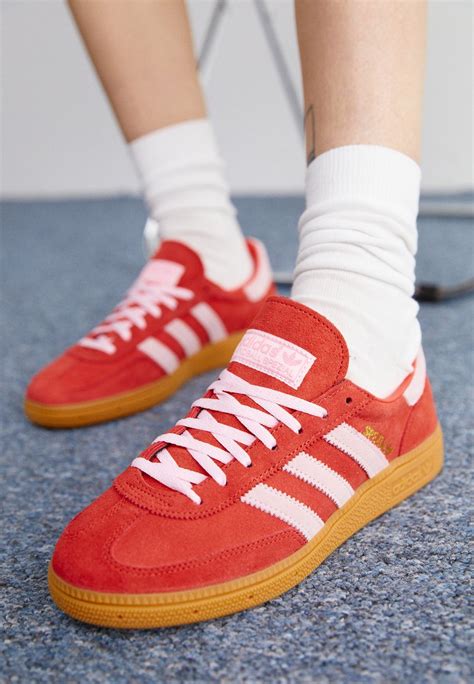 handball spezial pink adidas|adidas originals handball spezial trainers in red and pink.